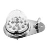 304 SS Above Door Dome Light Kit W/ 17 LED Double Fury Watermelon For 1994-2025 KW W900-Amber & Green LED