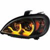Blackout Projection Headlight With Dual Function Light Bar For 2001-2020 Freightliner Columbia - Driver