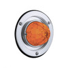 17 LED Dual Function Watermelon Light Sleeper Bunk Kit With 304 Stainless Steel Bezel-Amber LED/Amber Lens
