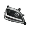 Black Projection Headlight With LED Position & Sequential Signal For 2012-2021 Peterbilt 579- Passenger