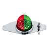 304 SS Above Door Dome Light Kit W/ 17 LED Double Fury Watermelon For 2008-2017 FL Cascadia-Red & Green LED