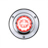 17 LED Dual Function Watermelon Light Sleeper Bunk Kit With 304 Stainless Steel Bezel-Red LED/Red Lens
