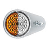 304 SS Above Door Dome Light Kit W/ 17 LED Double Fury Watermelon For 1994-2025 KW W900-Amber & White LED