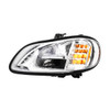 Chrome High Power Full LED Headlight For 2003-2024 Freightliner M2-Driver