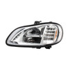 Chrome High Power Full LED Headlight For 2003-2024 Freightliner M2-Driver