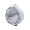 Stainless Steel Guide 682-C Headlight H6024 & Dual Mode LED Signal - Clear Lens