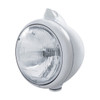 Chrome Guide 682-C Headlight H6024 & Original Style LED Signal - Clear Lens