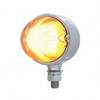 9 LED Dual Function GloLight Single Face Light - Amber LED/Clear Lens