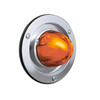 9 LED Dual Function GloLight Watermelon Sleeper Bunk Kit With 304 Stainless Steel Bezel-Amber LED/Amber Lens