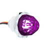 Double Fury 4 LED Dual Function 1-1/8" Crystal Watermelon Light-Red & Purple LED