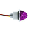 Double Fury 4 LED Dual Function 1-1/8" Crystal Watermelon Light-Red & Purple LED