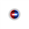 2 LED 3/4" Mini Dual Function Double Fury Light (Clearance/Marker) - Red & Blue LED/Clear Lens