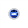 2 LED 3/4" Mini Dual Function Double Fury Light (Clearance/Marker) - Red & Blue LED/Clear Lens