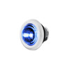 2 LED 3/4" Mini Dual Function Double Fury Light (Clearance/Marker) - Red & Blue LED/Clear Lens