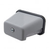 Gray Rectangular License Light