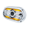 Full LED Projector One-Piece Style Chrome Headlight For Dual 5-3/4" Headlight Housing