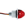 Double Fury 4 LED Dual Function 1-1/8" Crystal Watermelon Light-Red & White LED