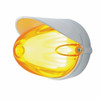 9 LED Dual Function GloLight Watermelon Grakon 1000 Flush Mount Kit With Visor - Amber LED/Amber Lens