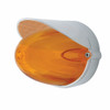 9 LED Dual Function GloLight Watermelon Grakon 1000 Flush Mount Kit With Visor - Amber LED/Amber Lens