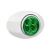 4 LED Double Fury Light (Clearance/Marker)-Red & Green/Clear Lens