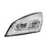High Power Chrome LED Headlight For 2018-2024 Freightliner Cascadia-Driver