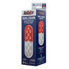13 LED 6" Oval Double Fury Light (Stop & Turn)-Red & White LED/Clear Lens