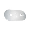 304 Stainless Steel Above Door Dome Light Plate For Kenworth & Peterbilt Trucks