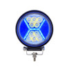 4.5" 24 High Power LED Work Light With "X" Blue Light Guide