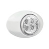 4 LED Double Fury Light (Clearance/Marker)-Red & White/Clear Lens