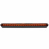 19 LED 12" Reflector Light Bar With Black Housing - Amber LED/Amber Lens