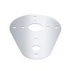304 Stainless Steel Above Door Dome Light Plate For 1994-2025 Kenworth W900
