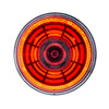4 LED 2" Round Abyss Light (Clearance/Marker) - Red LED/Clear Lens