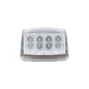 17 LED Reflector Square Cab Light - Amber LED/Clear Lens (5-Pack)