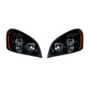 "Blackout" LED Headlight Set For 2008-2017 Freightliner Cascadia (Pair)