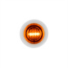 2 LED 3/4" Mini Double Fury Light (Clearance/Marker) - Amber & Green LED/Clear Lens