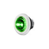 2 LED 3/4" Mini Double Fury Light (Clearance/Marker) - Amber & Green LED/Clear Lens