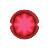 9 LED Dual Function GloLight Watermelon Cab/Auxiliary Light - Red LED/Red Lens (Bulk)