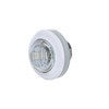 3 LED Dual Function 3/4" Mini Auxiliary/Utility Light With Bezel & Washer - Red LED/Clear Lens