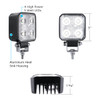 4 LED High Power 3" Square Work Light-Flood