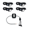 RGB Multi-Color 500 Lumen LED Rock Light 4-Piece Kit