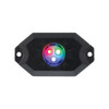RGB Multi-Color 500 Lumen LED Rock Light 4-Piece Kit