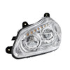 High Power 45 LED Chrome Headlight With Sequential Turn Signal For 2013-2021 Kenworth T680-Driver