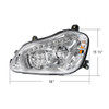 High Power 45 LED Chrome Headlight With Sequential Turn Signal For 2013-2021 Kenworth T680-Driver