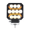 10 LED High Power LED Work Light With "U" Light Guide-Amber