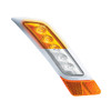 Double Fury 5 LED Fender Turn Signal Light For 2012-2021 Peterbilt 579-Amber & White LED,Passenger