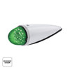 Double Fury 17 LED Dual Function Watermelon Torpedo Cab Light-Amber & Green LED/Clear Lens