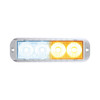 4 LED Warning Light - Amber LED/White LED