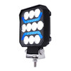 10 LED High Power LED Work Light With "U" Light Guide-Blue