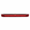 Stainless Light Bracket With 19 LED 17" Light Bar - Red LED/Red Lens