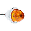 2 LED Dual Function Mini Crystal Watermelon Light (Clearance/Marker)-Amber LED/Amber Lens